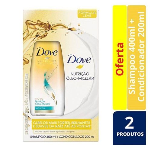 Kit-Dove-Nutricao-Oleo-Micelar-Shampoo-400ml---Condicionador-200ml