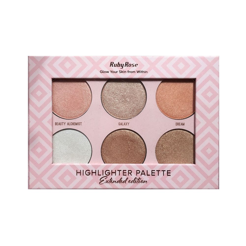 Paleta de Iluminador Ruby Rose Highlighter Extended Edition HB7501