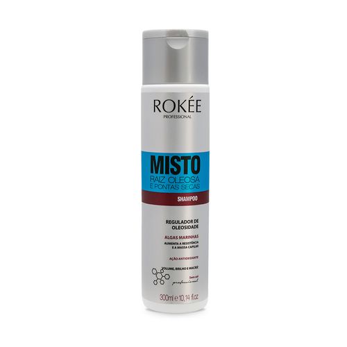 Shampoo-Misto-Relulador-de-Oleosidade-ROKEE-Professiona-300ml-Fikbella-