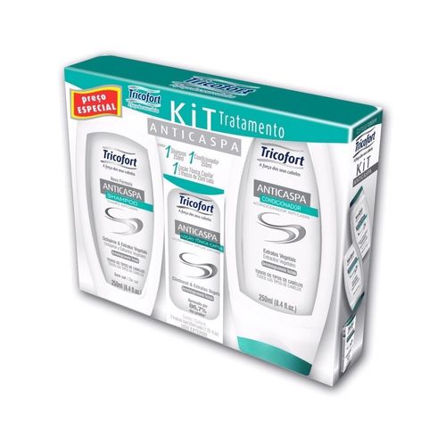 Kit-Tratamento-Anticaspa-Shampoo---Condicionador-200ml---Locao-Tomica-20ml---Tricofort