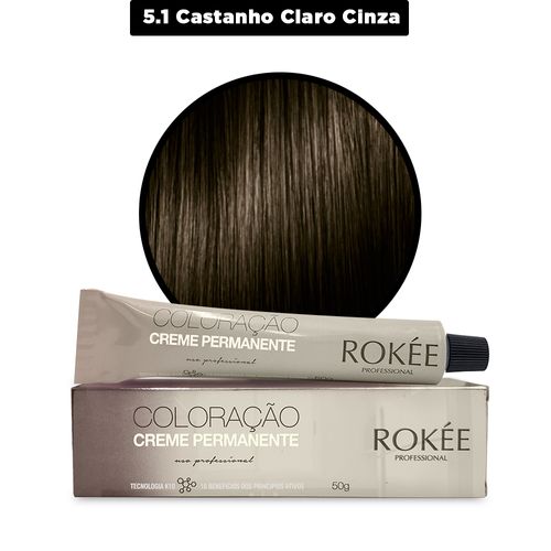 Coloracao-Creme-Permanente-ROKEE-Professional-50g-Castanho-Claro-Cinza-5-1-Fikbella-142509
