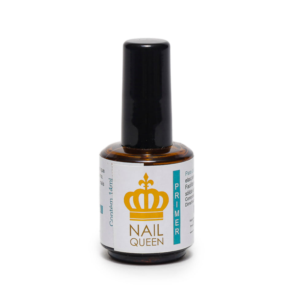Esmalte Nail Queen Primer Ácido para Unhas em Gel 14ml Fikbella