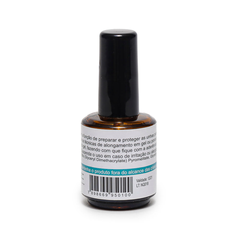 Esmalte Nail Queen Primer Ácido para Unhas em Gel 14ml Fikbella