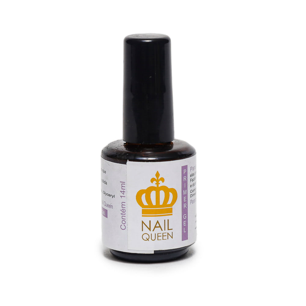 Esmalte Nail Queen Primer em gel Clear para Unhas em Gel 14ml