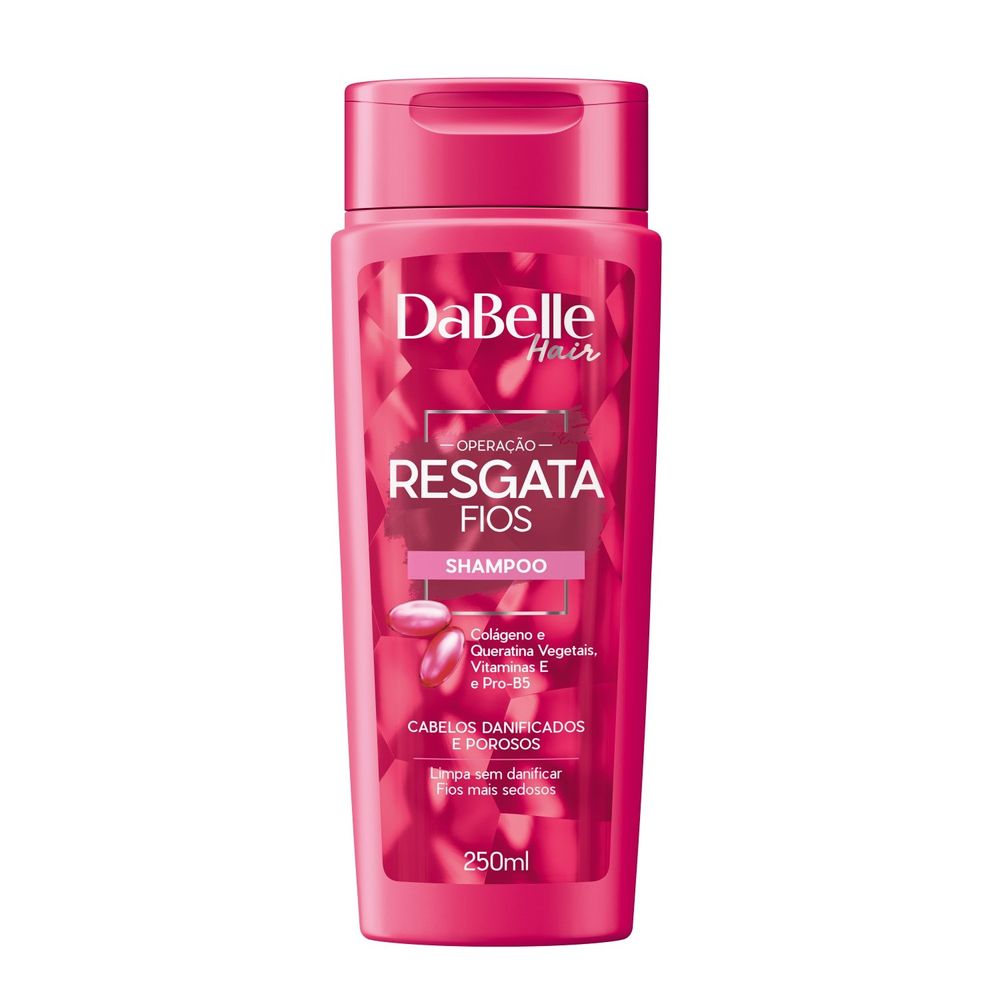 Shampoo DaBelle Resgata Fios - 250ml | Fikbella - fikbella