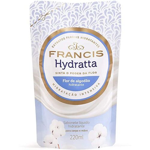 Sabonete-Liquido-Hydratta-Francis-Flor-de-Algodao---220ml-fikbella-136645