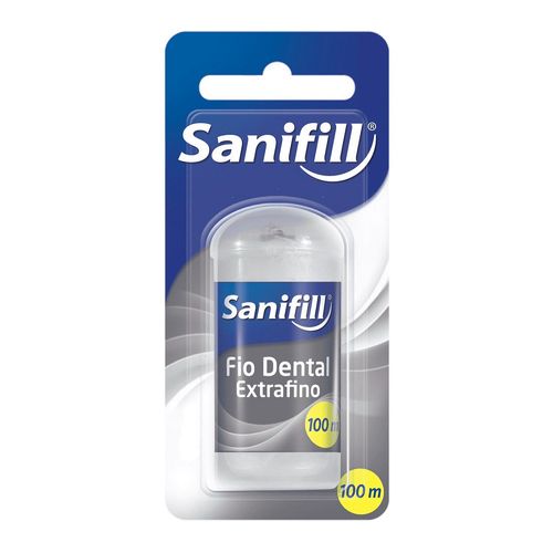 Fio-Dental-Sanifill-Classico-Extra-Fino100m-Fikbella