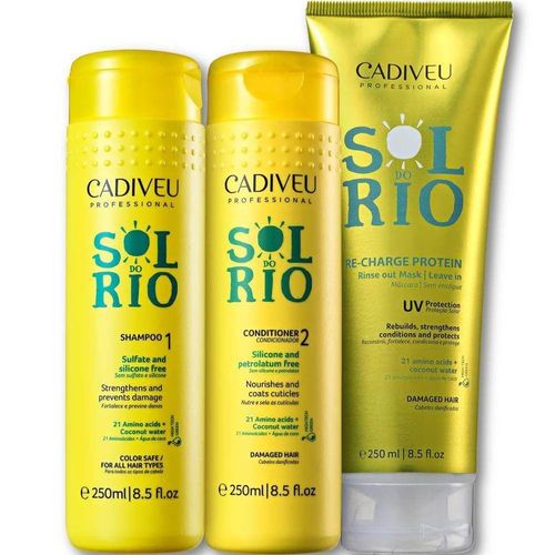 Kit-Sol-do-Rio-Re-Charge-Protein--Cadiveu---3-Produtos--Fikbella