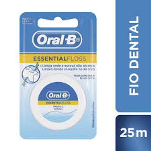 Fio-Dental-Essencial-Oral-B---25m-Fikbella
