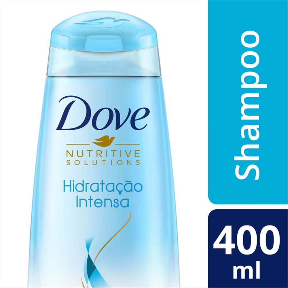 Shampoo Dove Hidratação Intensa com infusão de oxigênio 400ml - fikbella