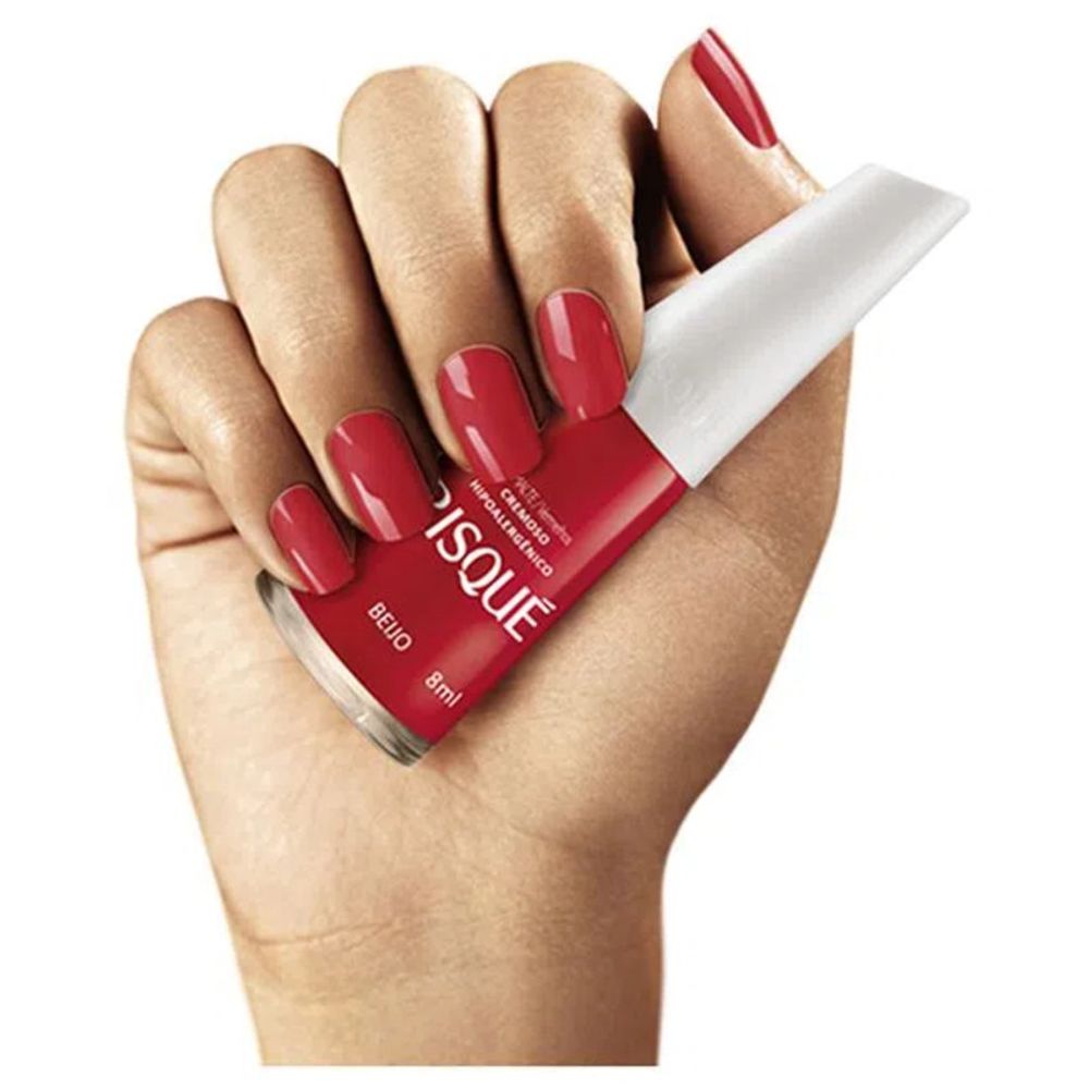 Esmalte Risqué Cremoso Beijo - 8ml- Fikbella - fikbella