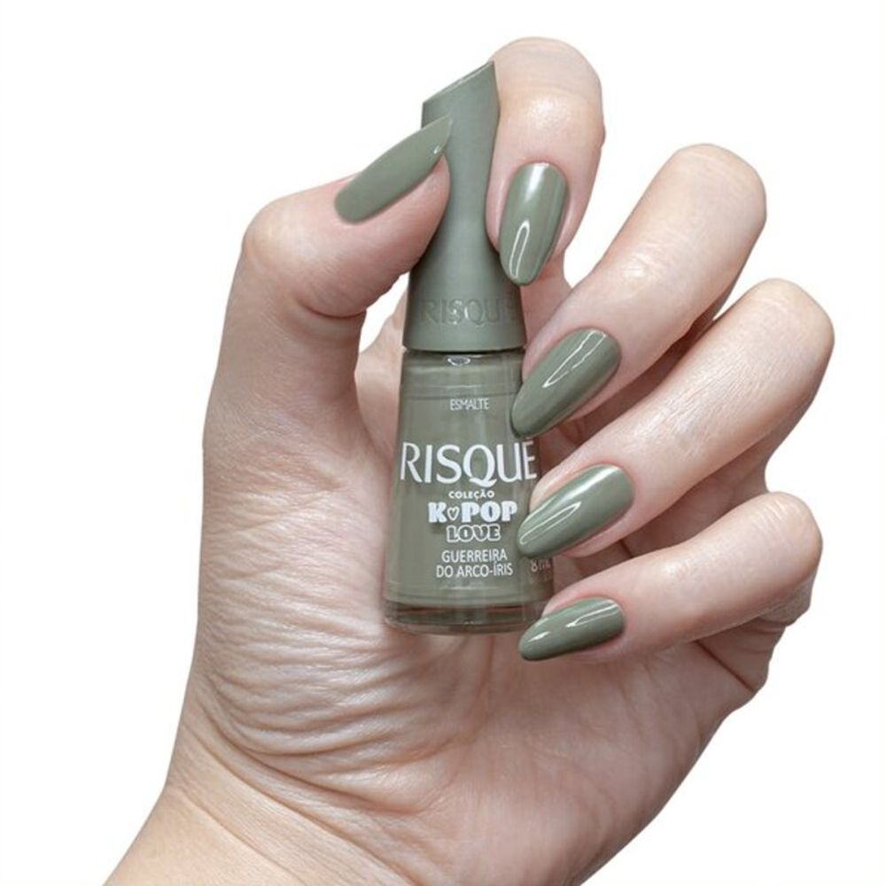 Esmalte K-Pop Risqué Guerreira do Arco Íris - 8ml - Fikbella - fikbella