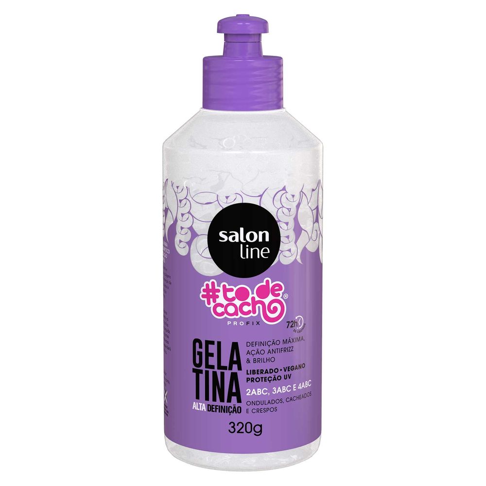 Gelatina Todecacho Alta Definição Salon Line 320g Fikbella fikbella