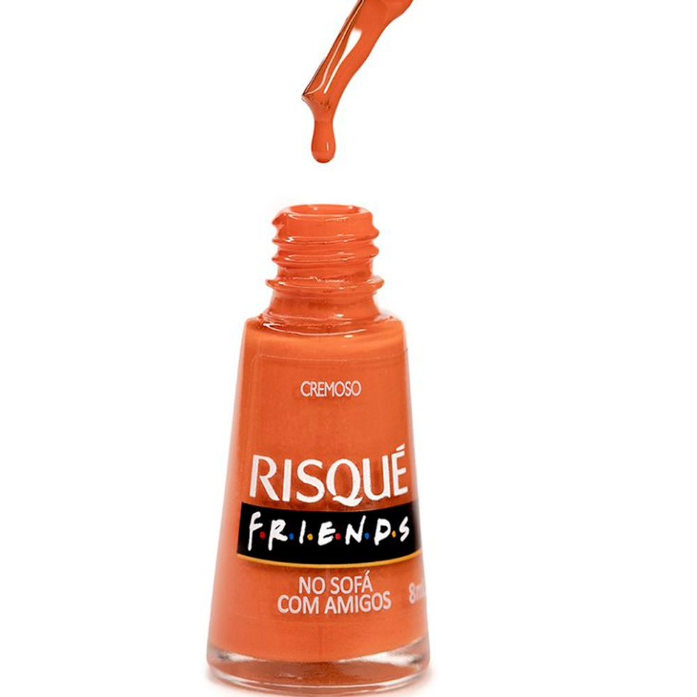 No Sofa Com Os Amigos Esmalte Esmalte Cremoso Risqué Friends No Sofá com Amigos - 8ml | Fikbella