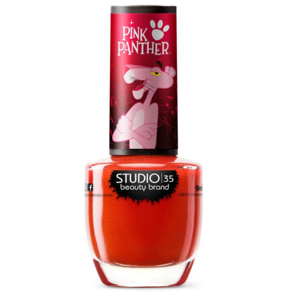 Esmalte Pantera Cor de Rosa #PanteraAudaciosa Studio 35 - 9ml