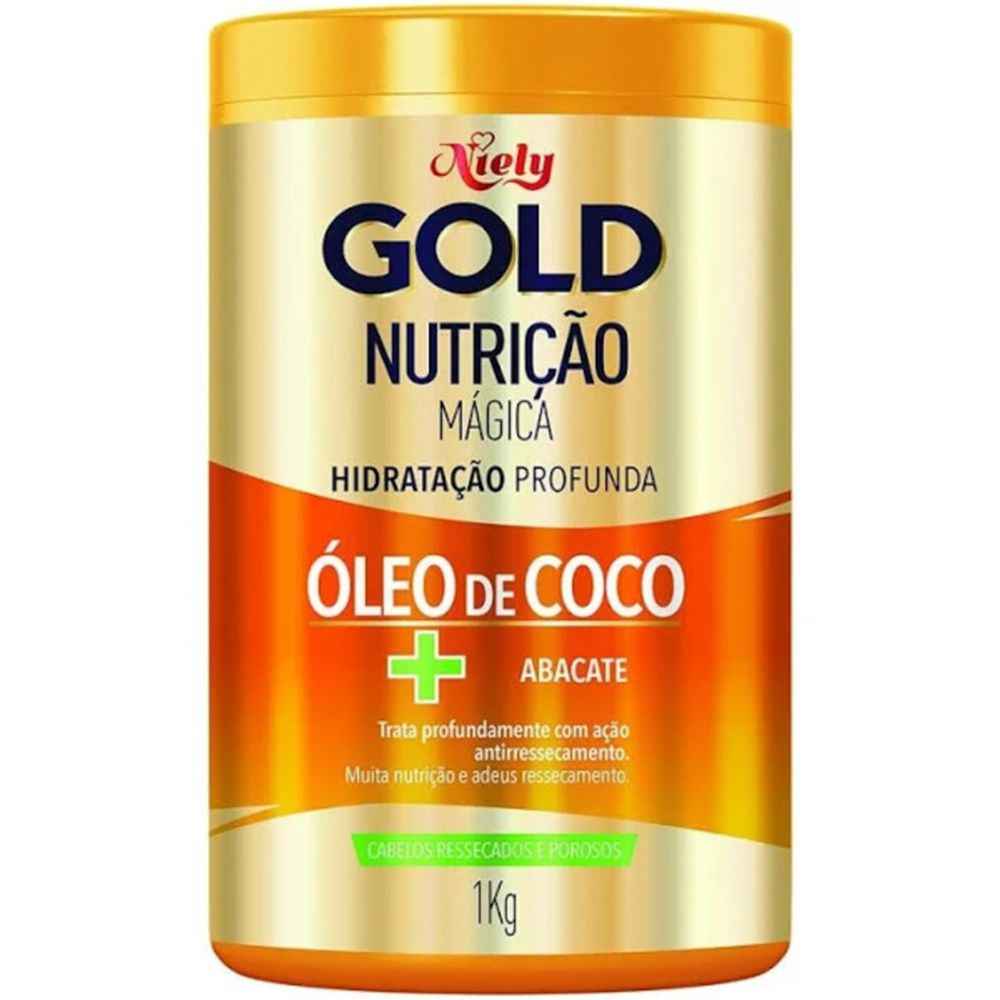 Máscara de Hidratação Nutrição Mágica Niely Gold 1kg Fikbella