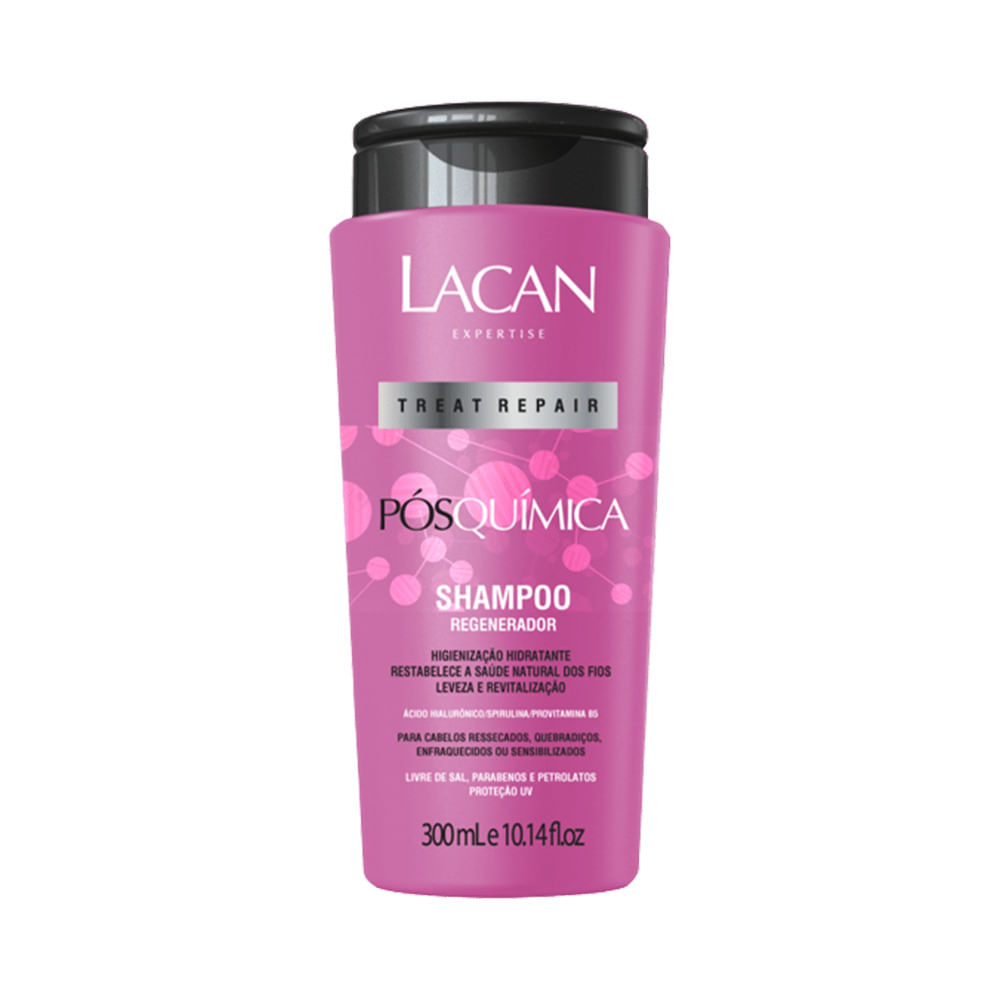 Shampoo Pós Química Lacan - 300ml | Fikbella - fikbella