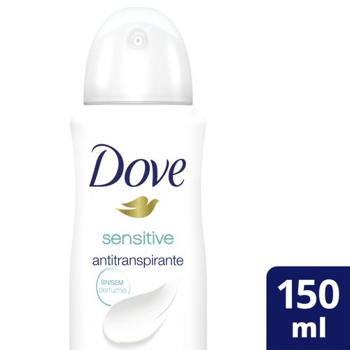 Desodorante Aerosol Dove Sensitive Sem Perfume - 150ml