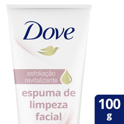 Espuma de Limpeza Revitalizante Dove Esfoliante Facial - 100gr