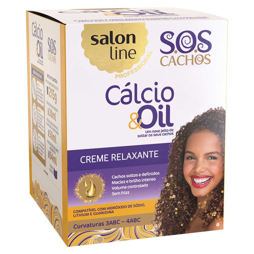 Kit Relaxamento Salon Line Sos Cachos Calcio Oil Fikbella Fikbella Kit Relaxamento Salon Line Sos Cachos Calcio Oil Fikbella Fikbella