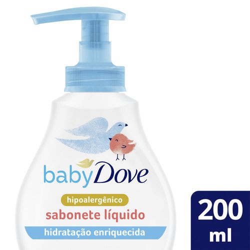 Sabonete Líquido Baby Dove Delicious Hidratação Enriquecido - 200ml