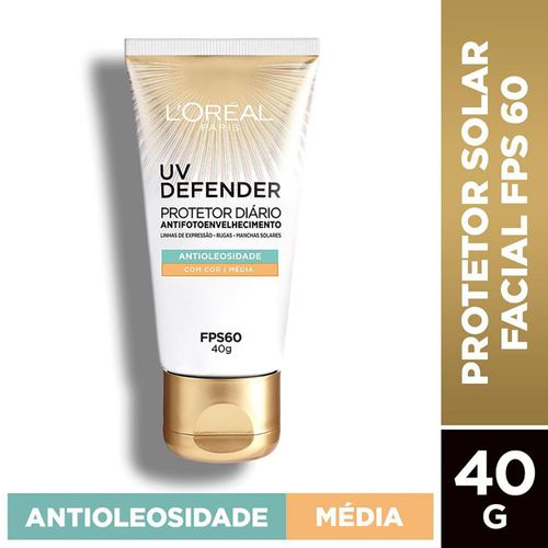 Protetor-Solar-Facial-UV-Defender-FPS-60-Media-L-Oreal-Paris---40g-fikbella