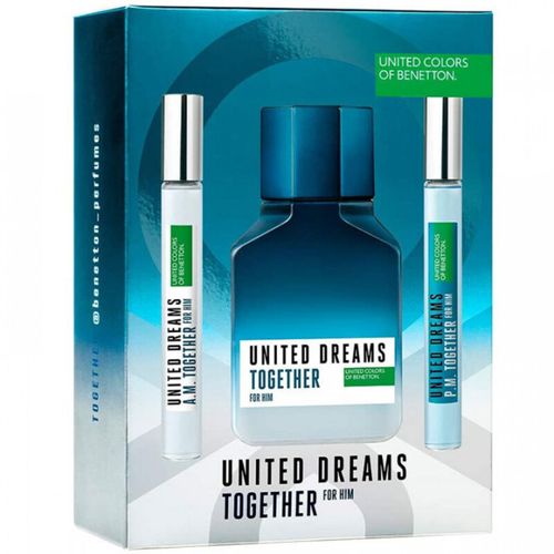 Kit-Perfume-Masculino-100ml---AM-10ml---PM-10ml-United-Dreams-For-Him-Benetton-fikbella
