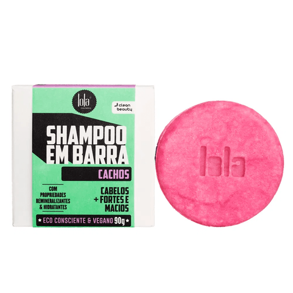 Shampoo em Barra Cachos Lola 90g Fikbella fikbella