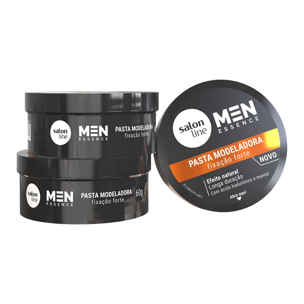 Pasta Modeladora Fixação Forte Men Salon Line 60g Fikbella