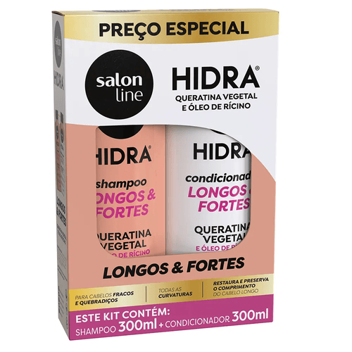 Kit-Shampoo---Condicionador-Queratina-e-Oleo-de-Ricino-Hidra-Salon-Line-fikbella-cosmeticos-157822